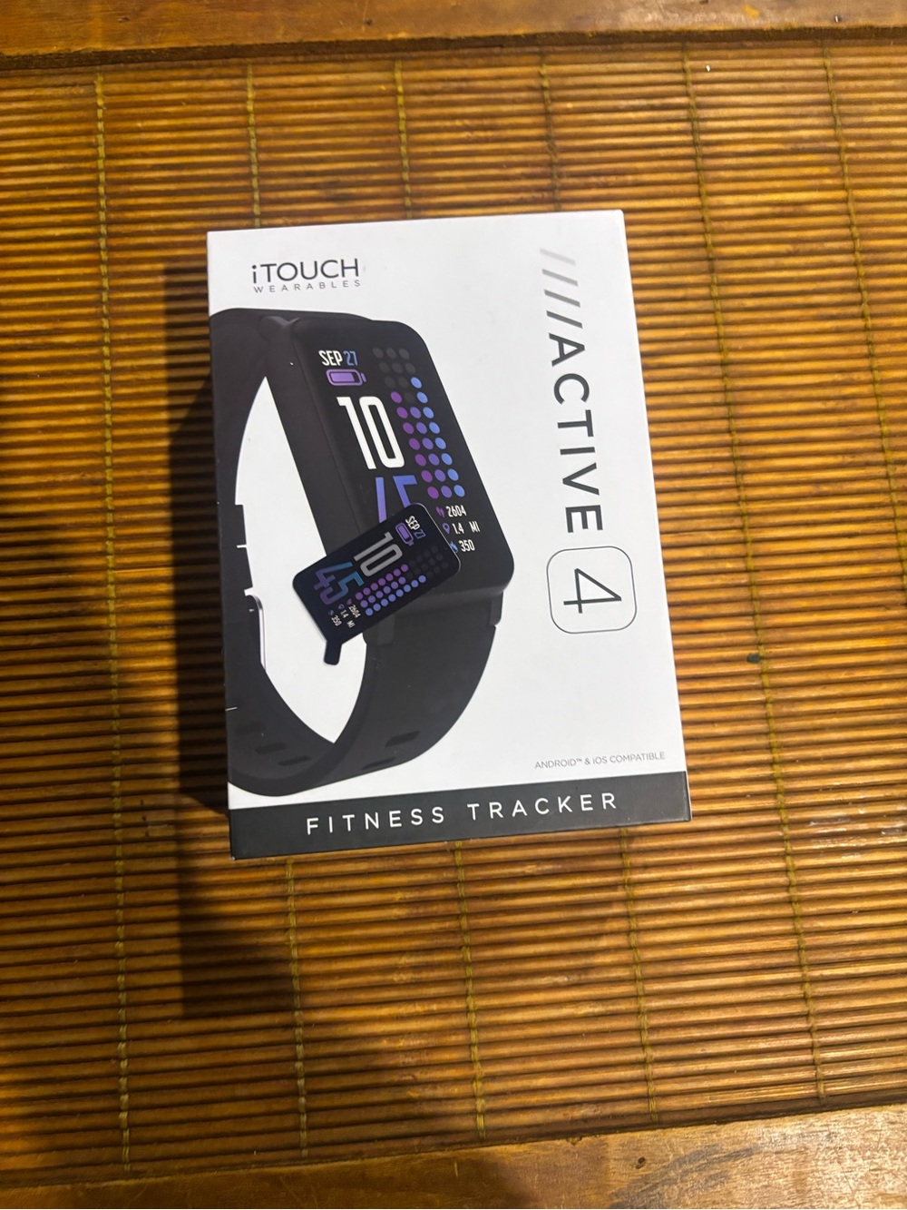 iTouch Active 4 Smart Fitness Tracker — Black